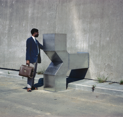 Charlotte Posenenske, Vierantrohr (Square Tube), Series D, 1967., Installation view,&nbsp;Offenbach, Germany, 1967.&nbsp;
