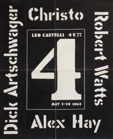 4: Dick Artschwager, Christo, Alex Hay, Robert Watts, 2 May &ndash; 3 June 1964