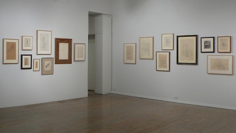 Alberto Giacometti: Drawings &ndash; installation view 1