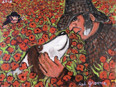 Red Grooms The Poppy Field