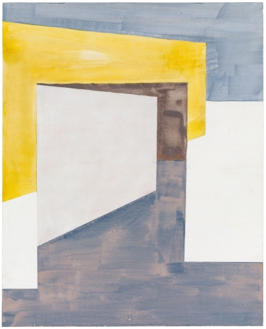 Composition with Yellow Wall