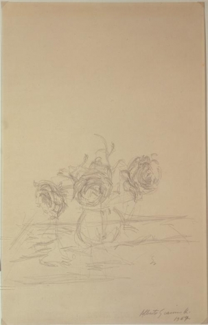 Alberto Giacometti Vase de fleurs