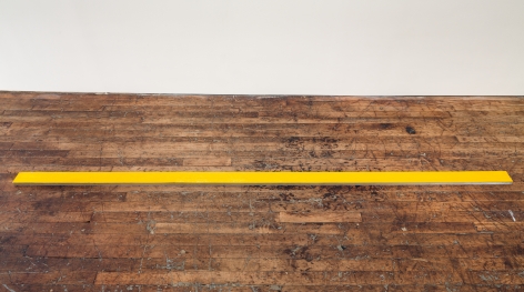 ALEX HAY, Untitled (Long Plank&ndash;Yellow)